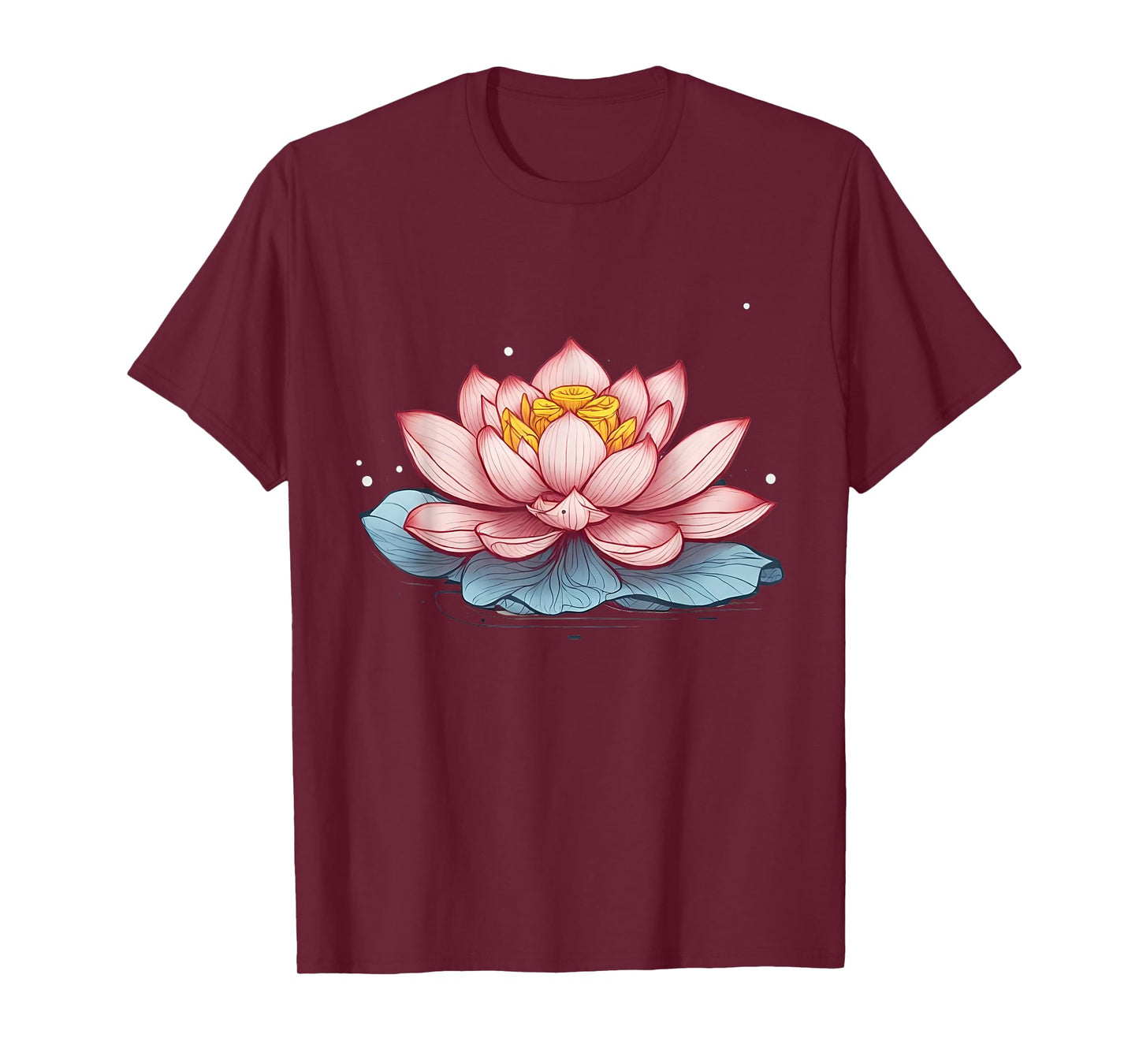 Lotus Design for Women Men Flower Graphic T-Shirt