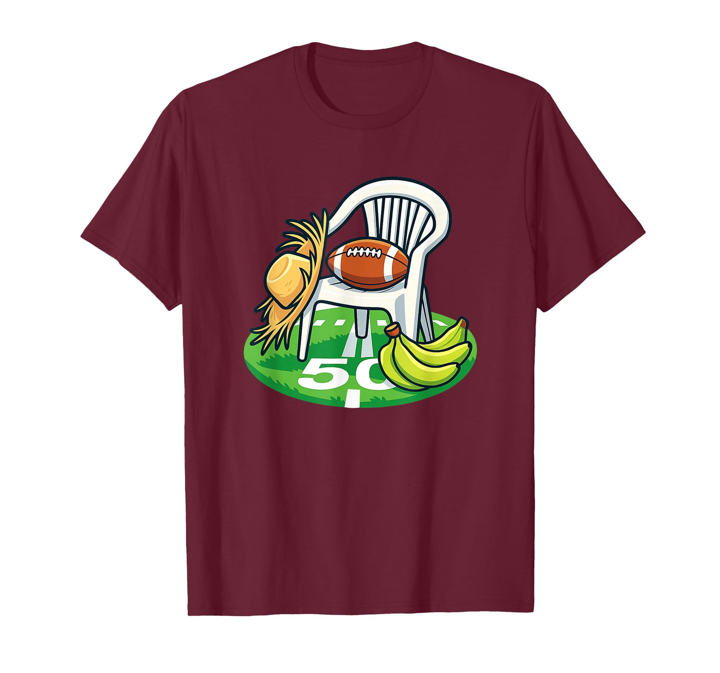 Funny Puerto Rico Pride White Chair Football Game Design T-Shirt
