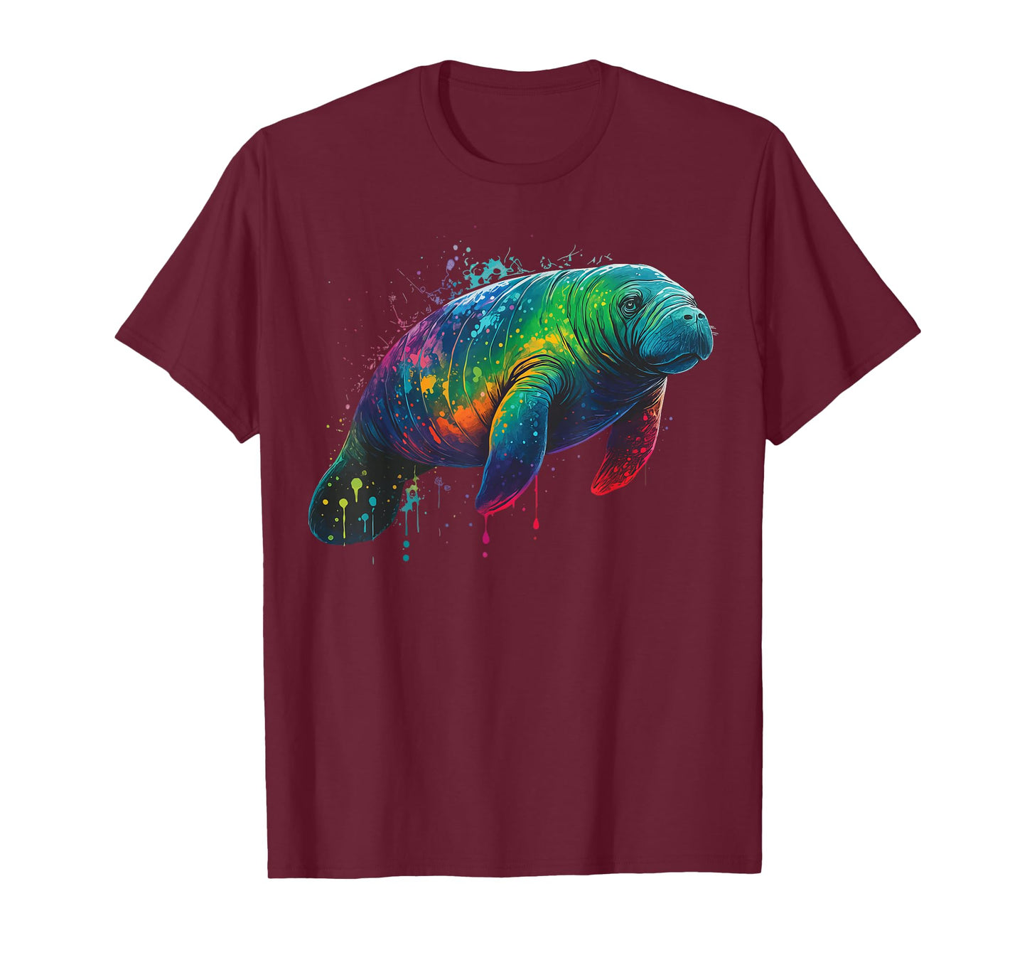 Manatee Colorful Sea Cow T-Shirt