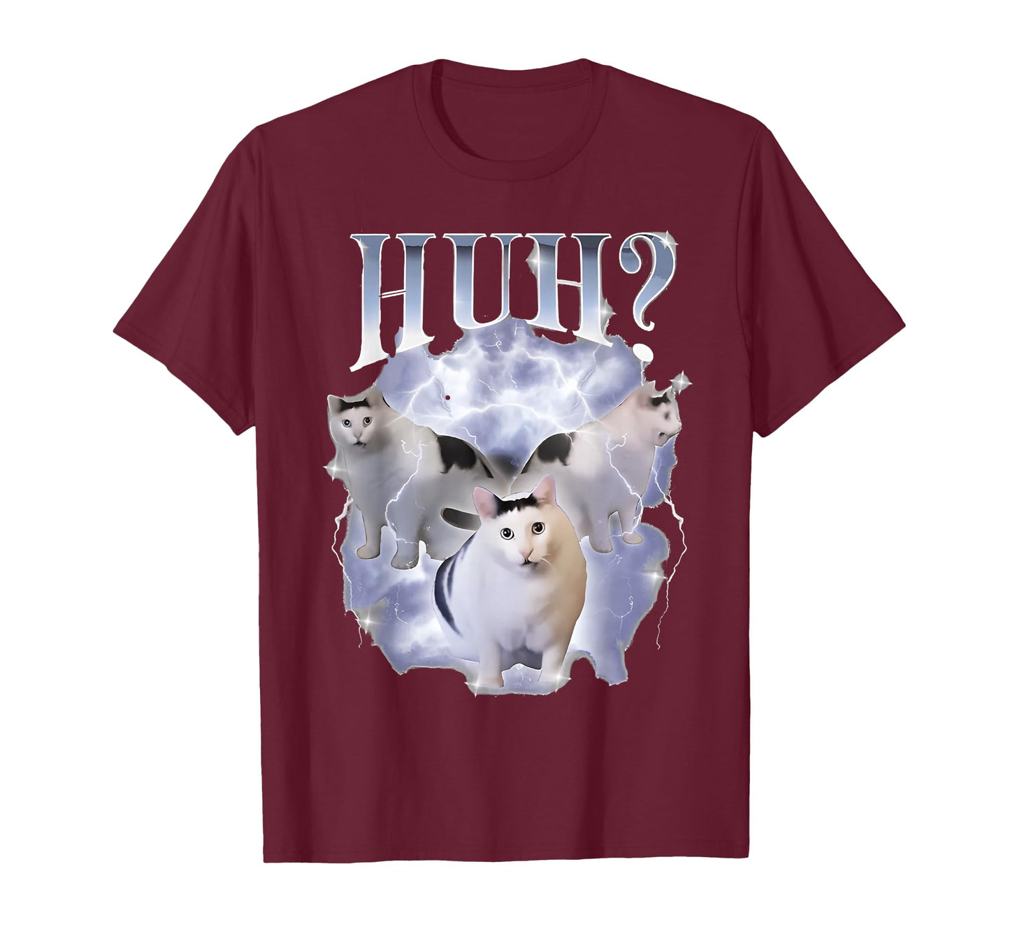 Huh Cat Chonky Meme Cat Lovers T-Shirt