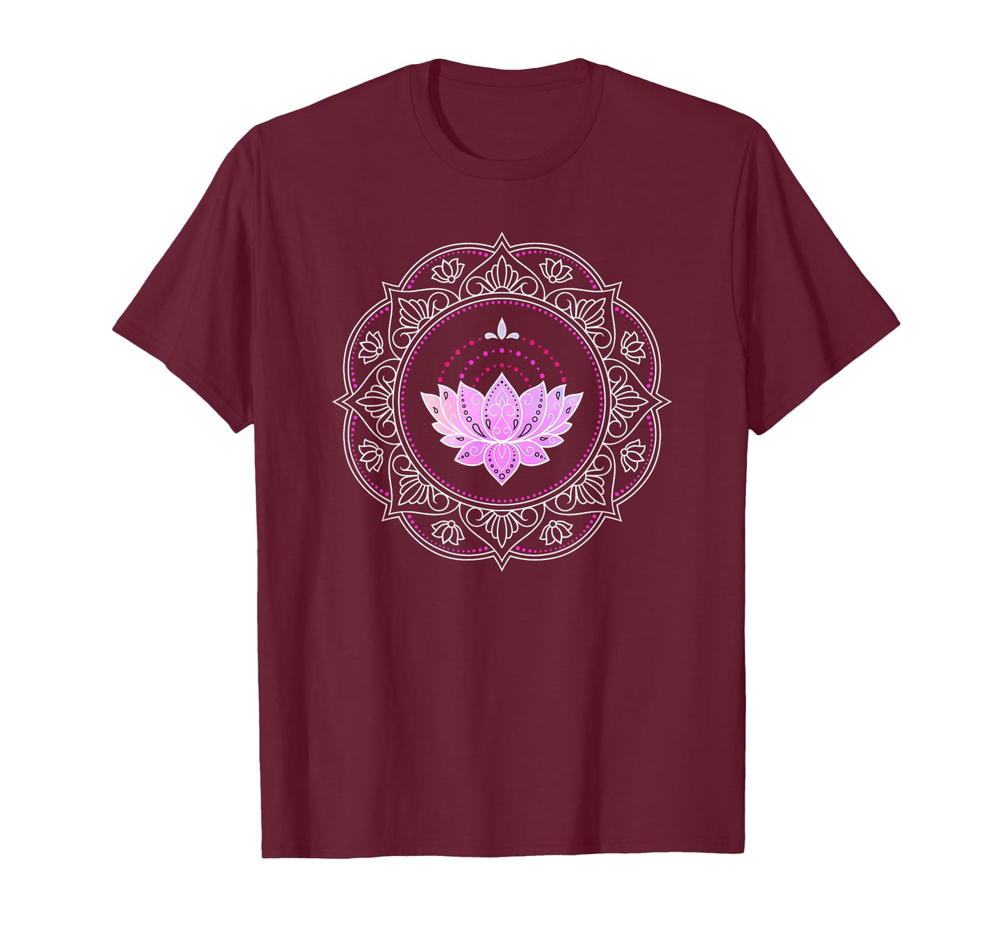 Lotus flower mandala yoga lotus design lotus flower T-Shirt