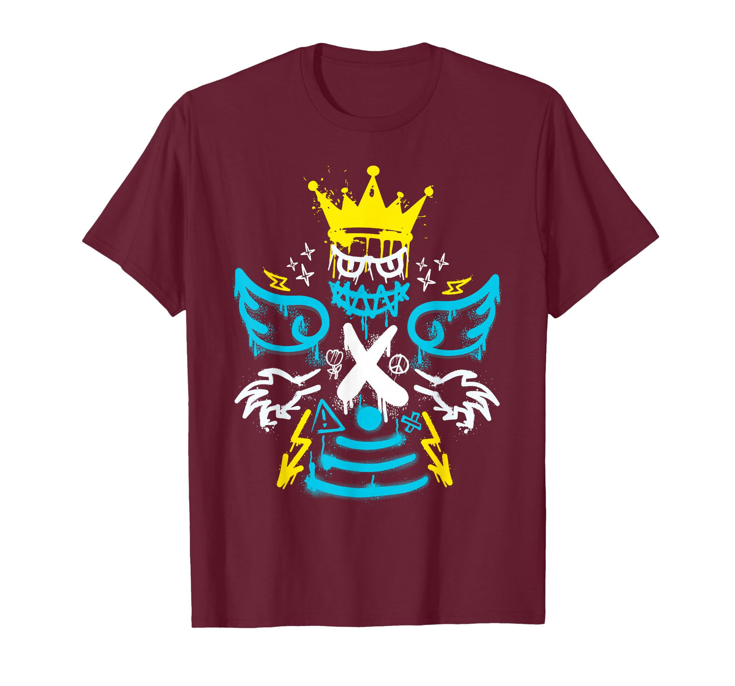 Streetwear Retro Gamma Blue Matching T-Shirt