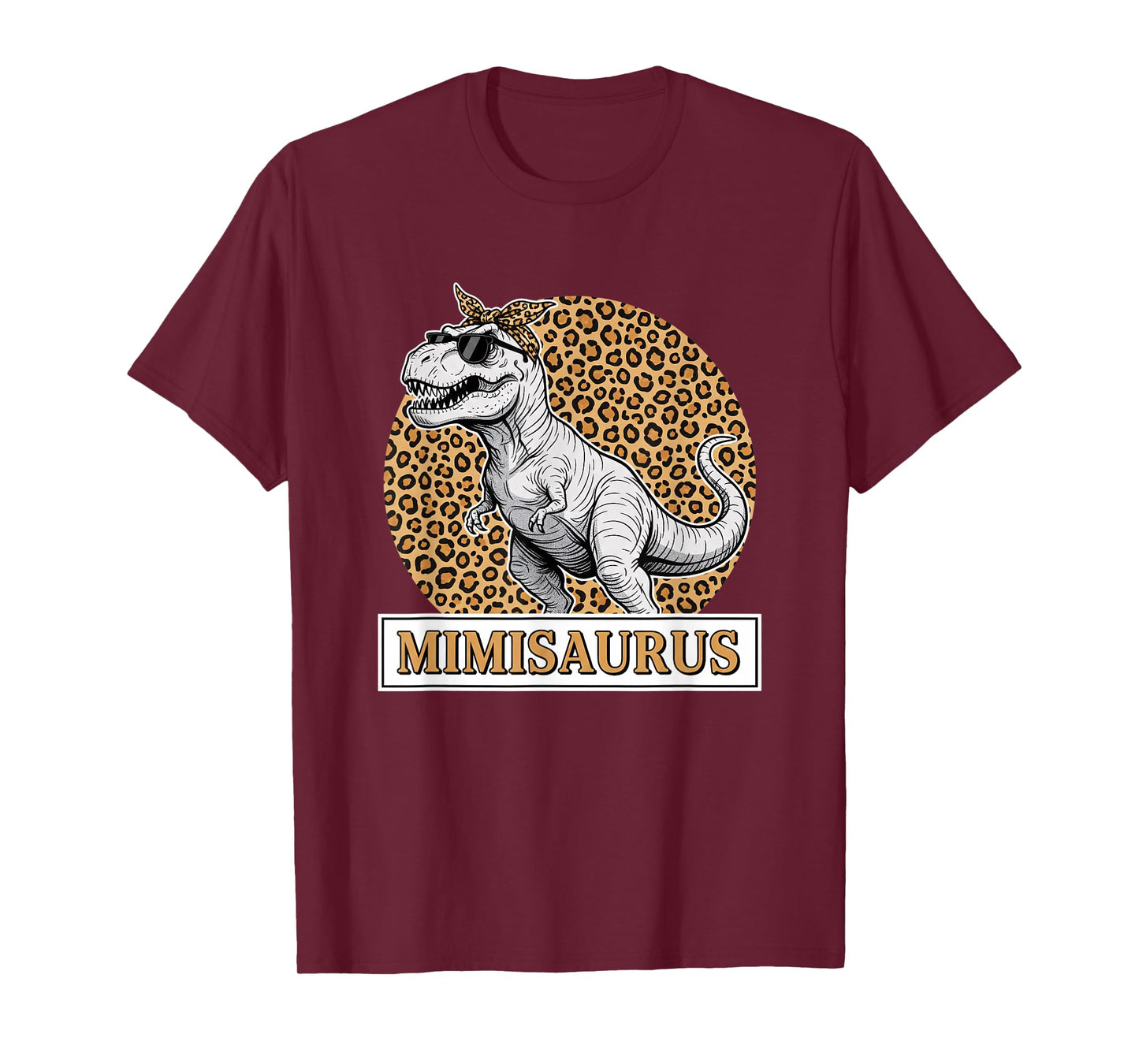 Mythical & Prehistoric Mimisaurus Retro Dino Mimi Saur T-Shirt