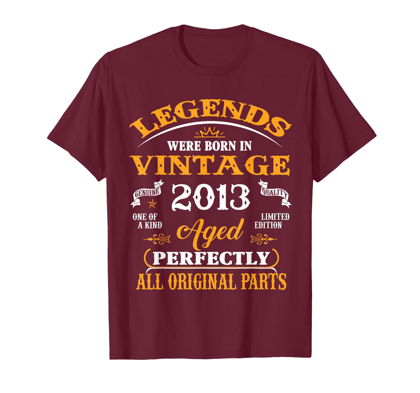 13th Birthday Gift Legend Born in 2013 13 for Years Old T-Shirt