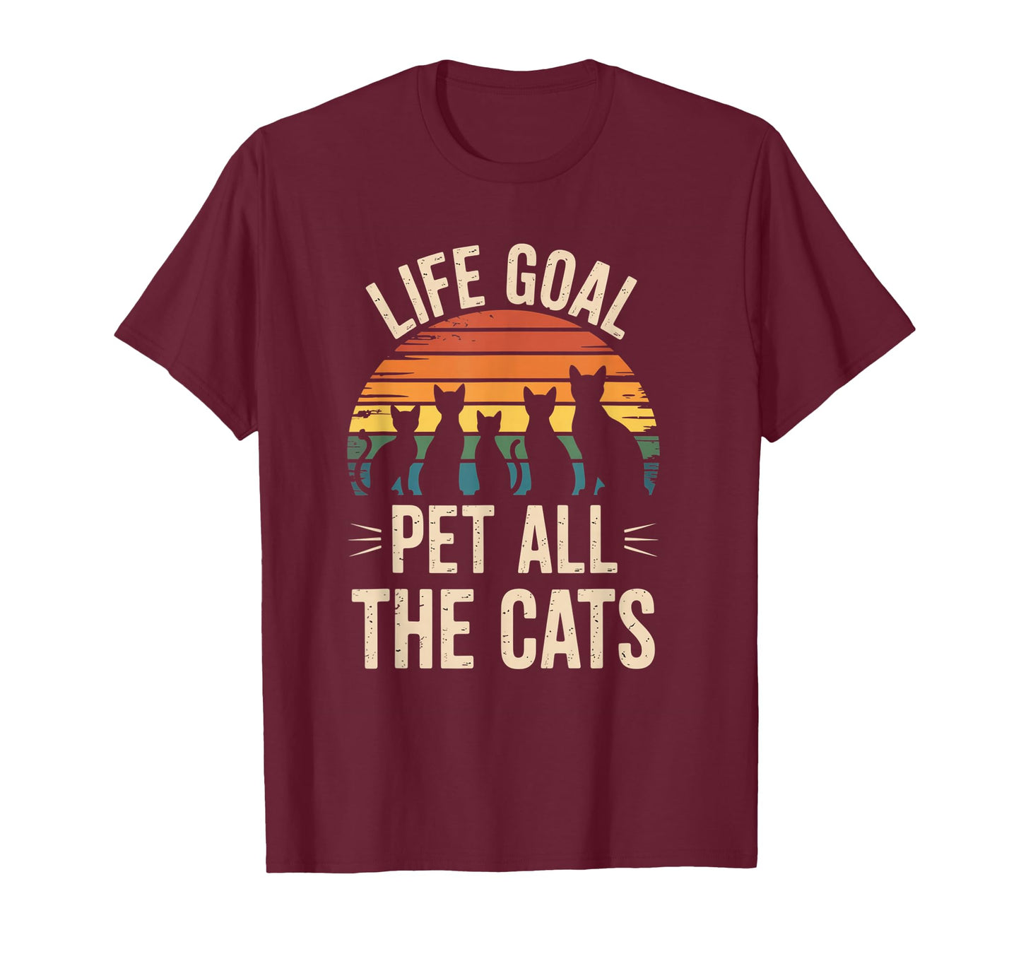 Funny Cat Parent Vet Tech Vetinary Life Goal Pet All Cats T-Shirt