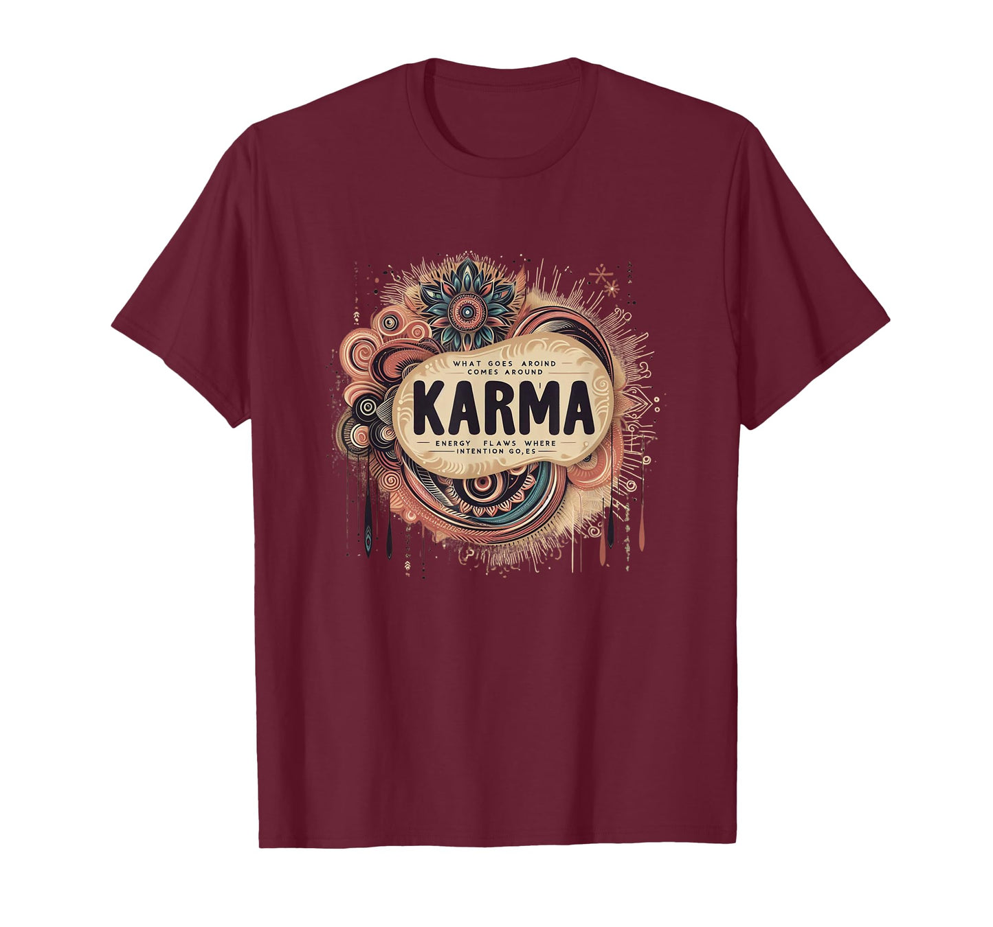 Inspirational Karma Quote Tee – Positive Energy T-Shirt