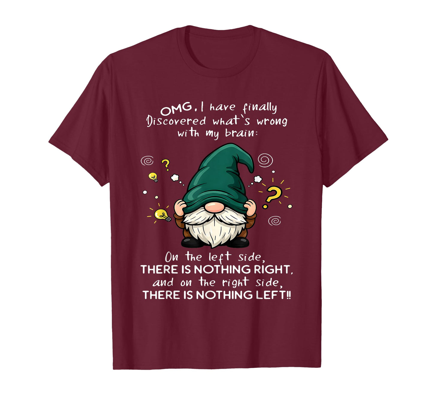 OMG I Have Finally Discovered What's Wrong with My Brain T-Shirt