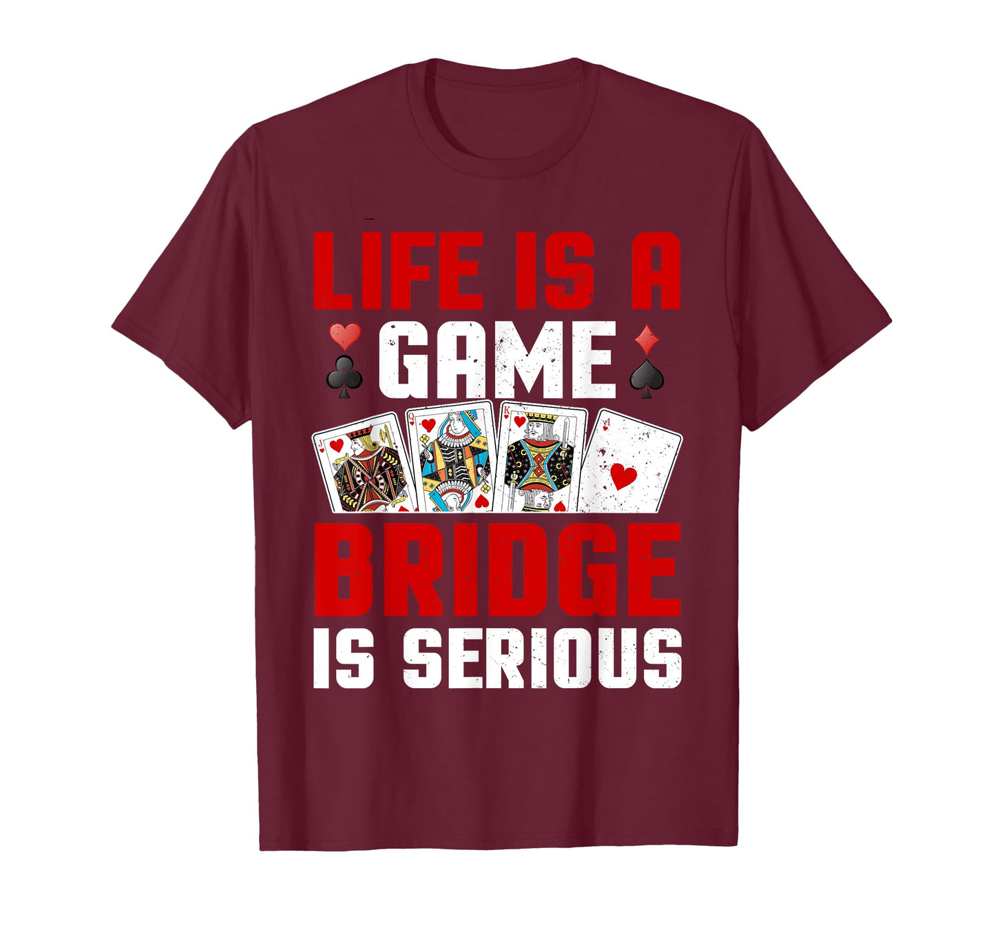 Cool Bridge Player Art For Men Women Bridge Card Game Bridge T-Shirt