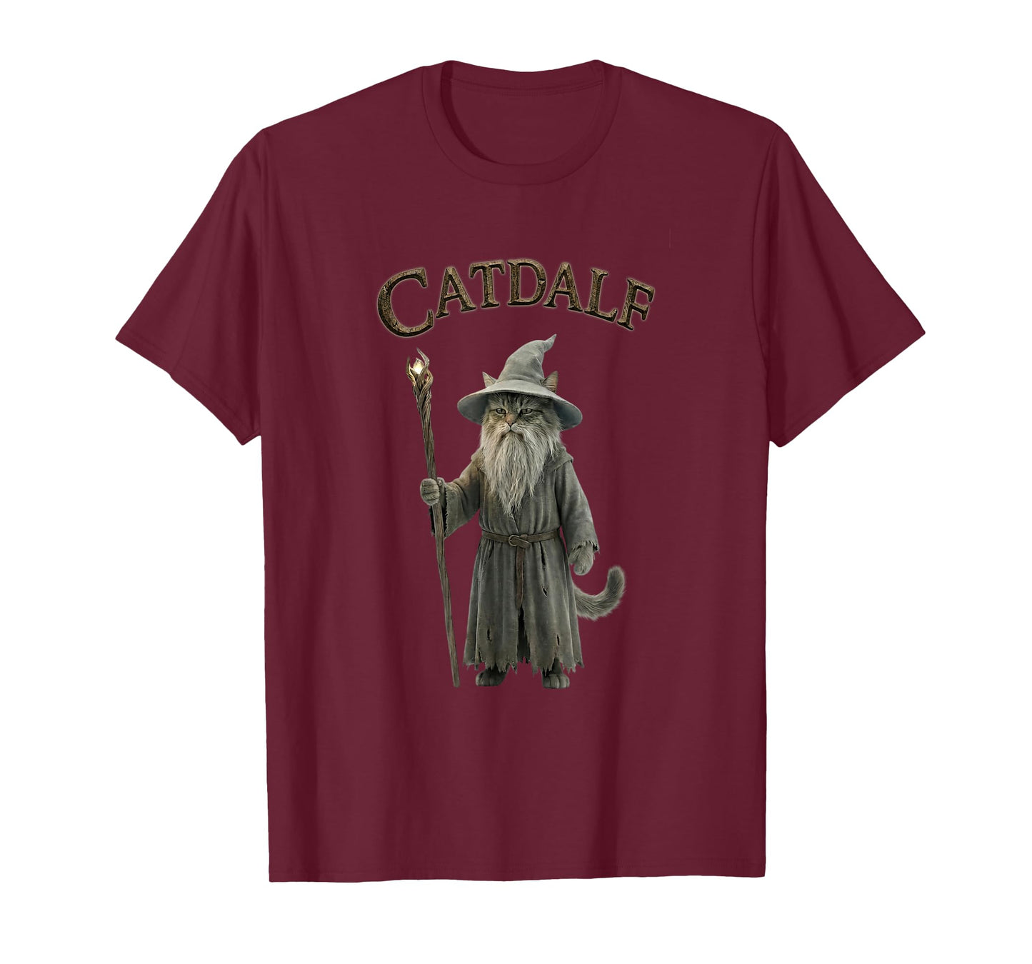 Catdalf - Funny Cat Wizard Outfit T-Shirt