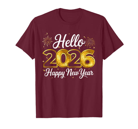 Happy New Year 2026 New Year Party Shirts for Friends Family T-Shirt