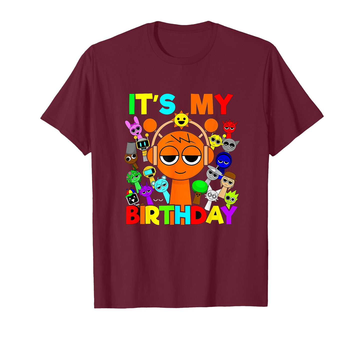 Happy Birthday Sprunky! | Oren Simon Pinki Raddy Funbot T-Shirt