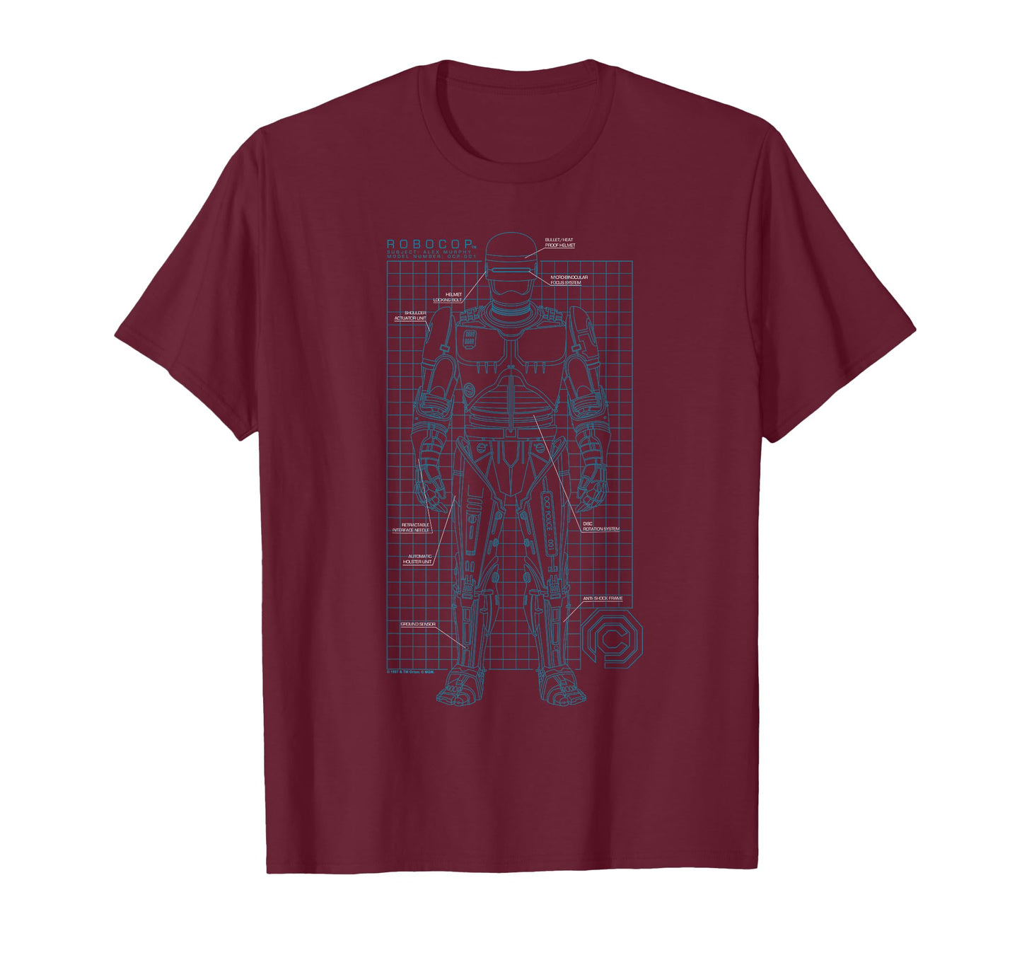 Robocop Schematic T-Shirt