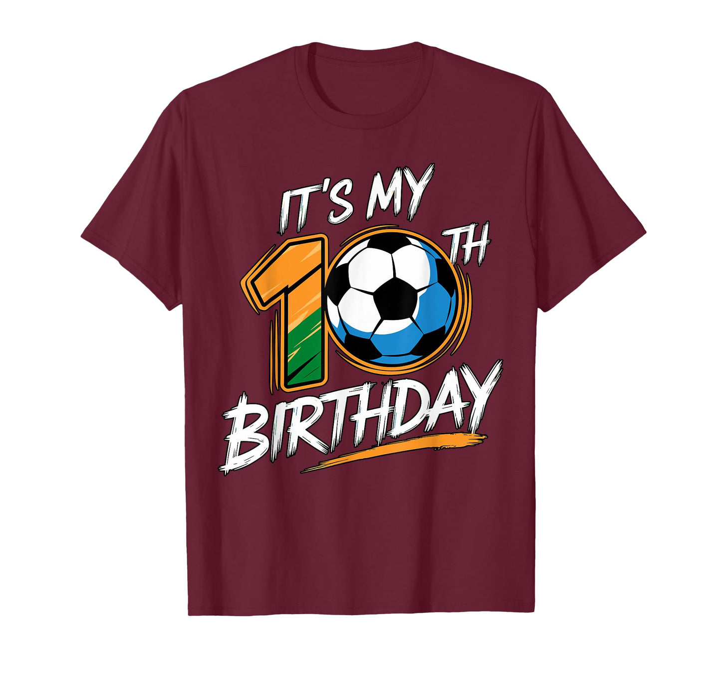 It's my 10th Birthday Party Soccer 10 Years Old T-Shirt