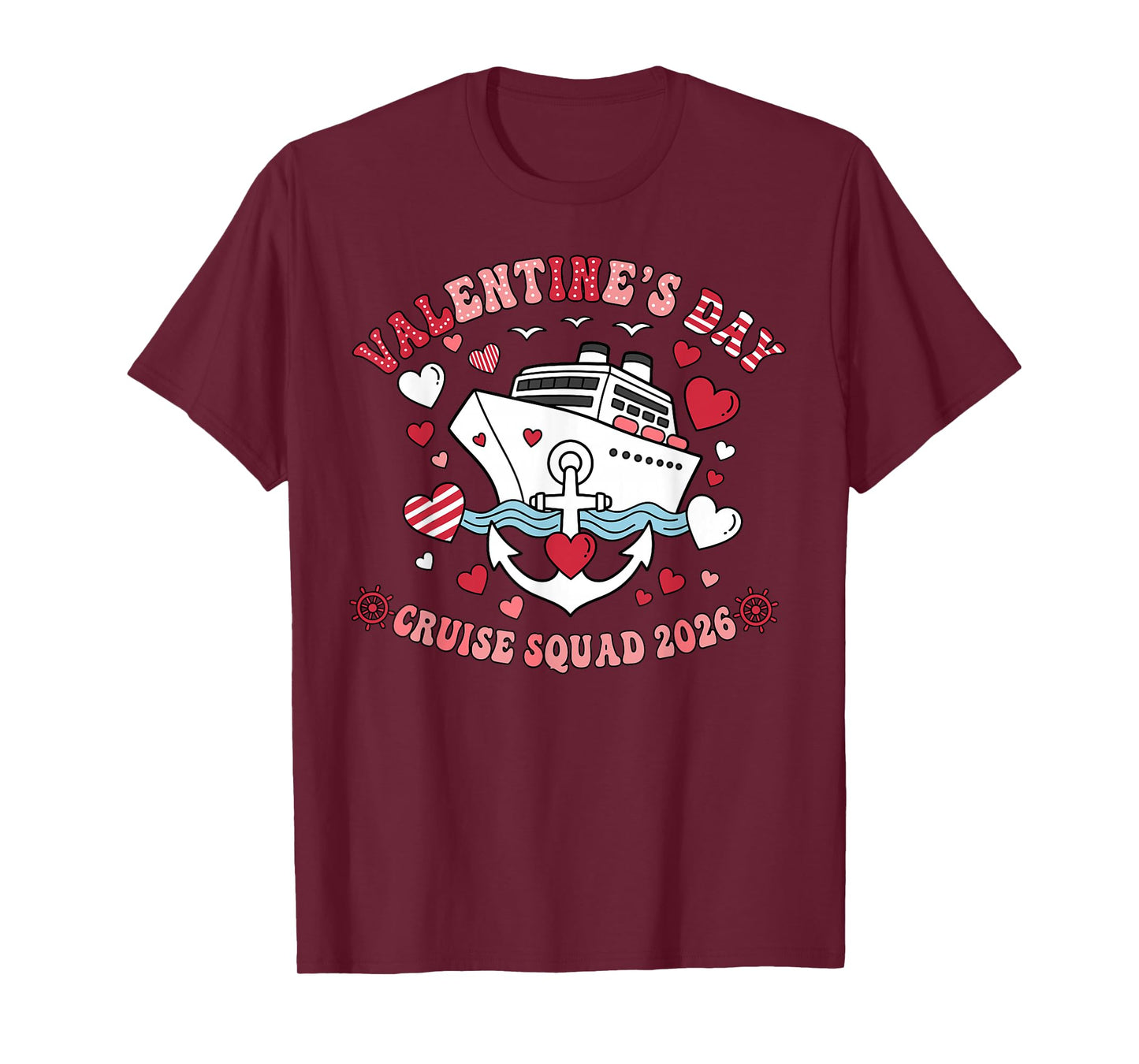 Cute Valentines Day Cruise 2026 Matching Cruise for Couples T-Shirt