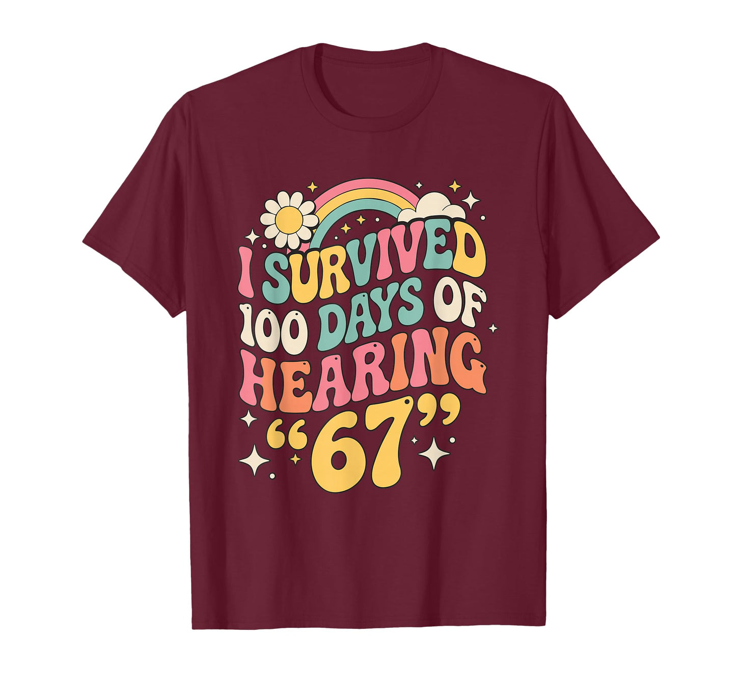 I Survived 100 Days of School Teacher and Student T-Shirt