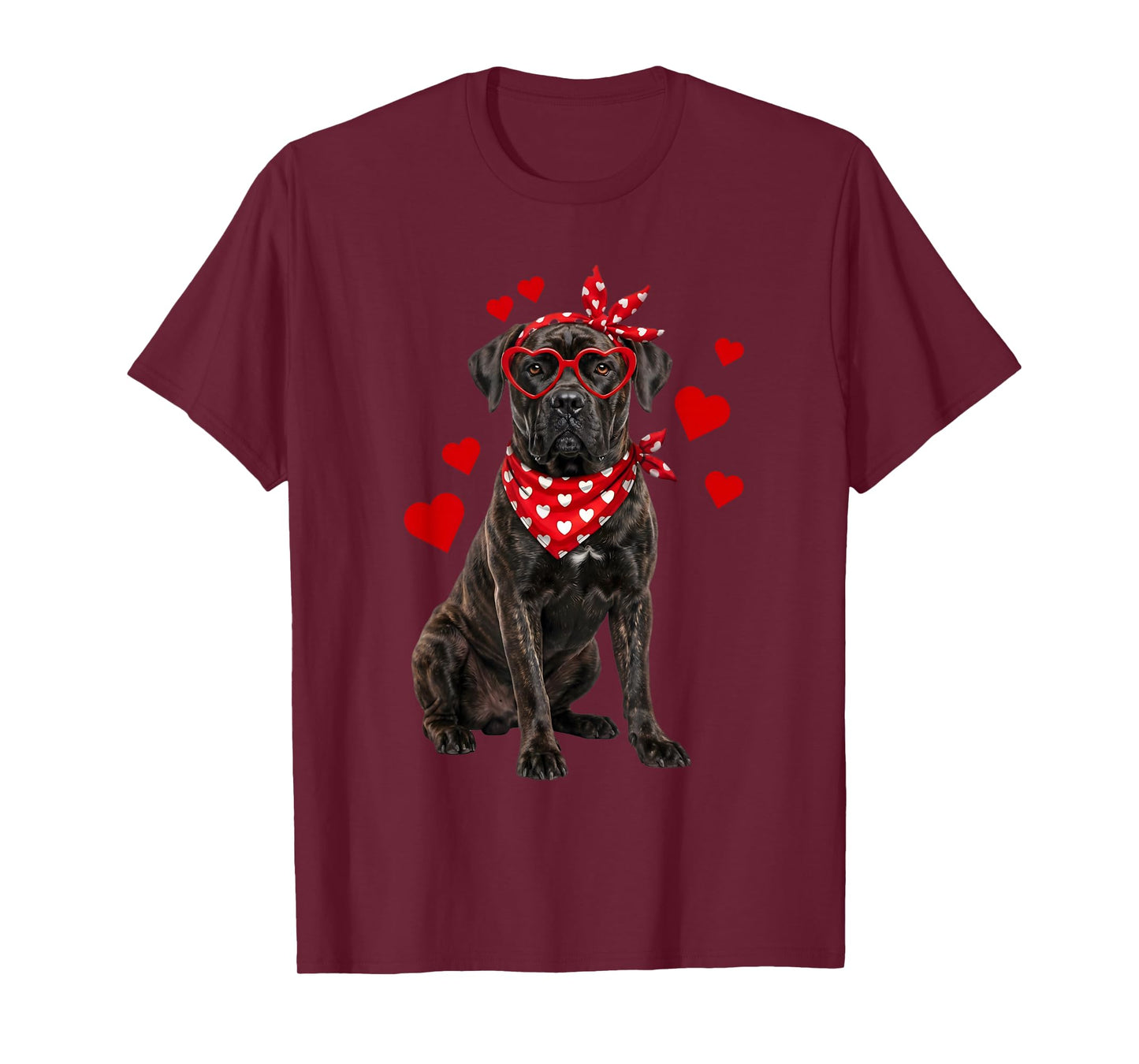 Cane Corso Valentines Day Dog Lover Heart T-Shirt