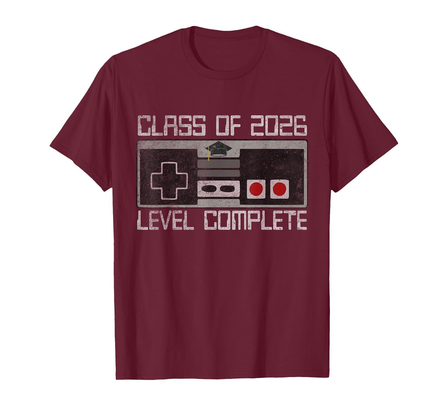 Class of 2026 Level Complete Senior Graduation For Gamer T-Shirt