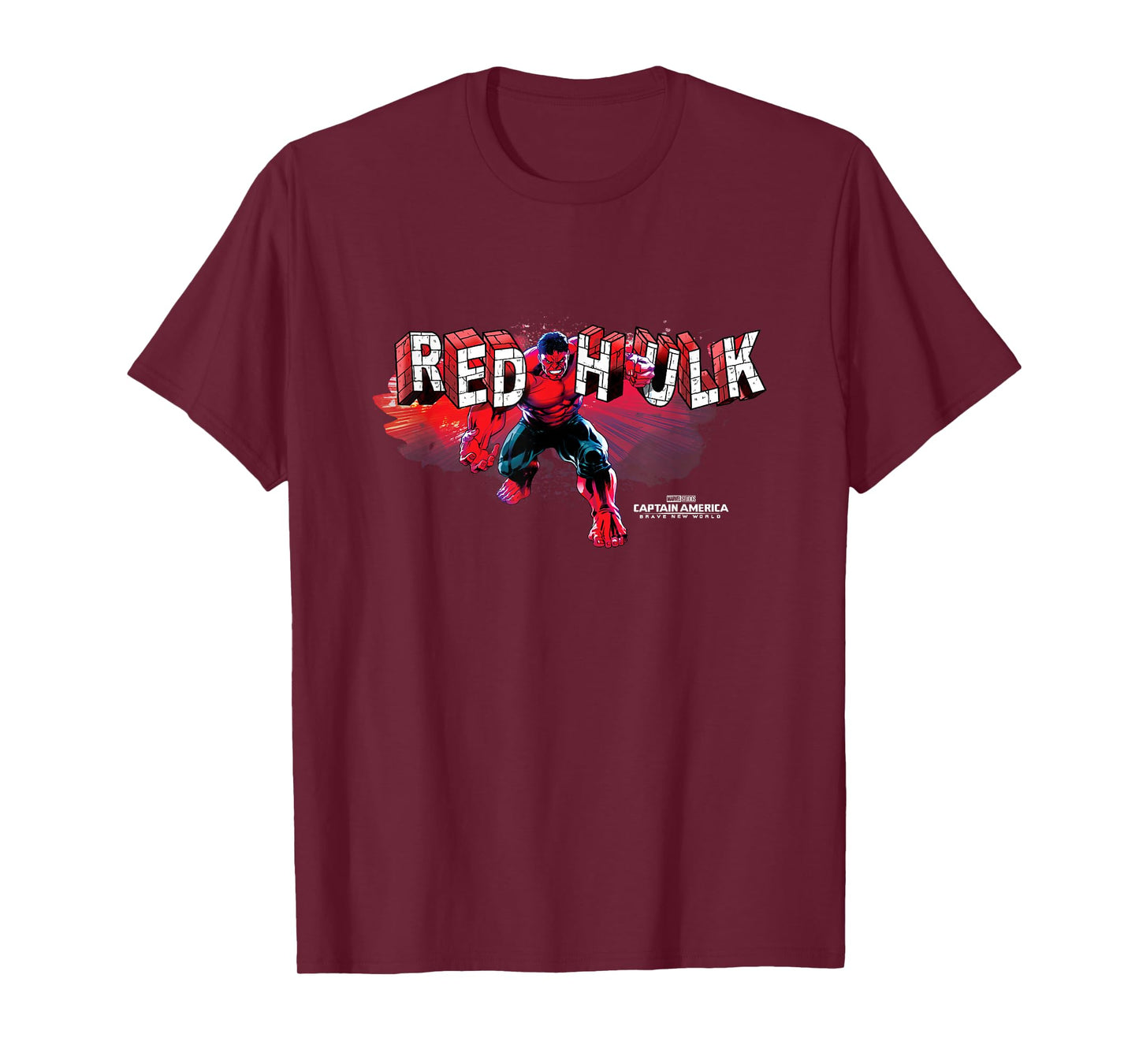 Marvel Captain America: Brave New World Red Hulk Logo T-Shirt