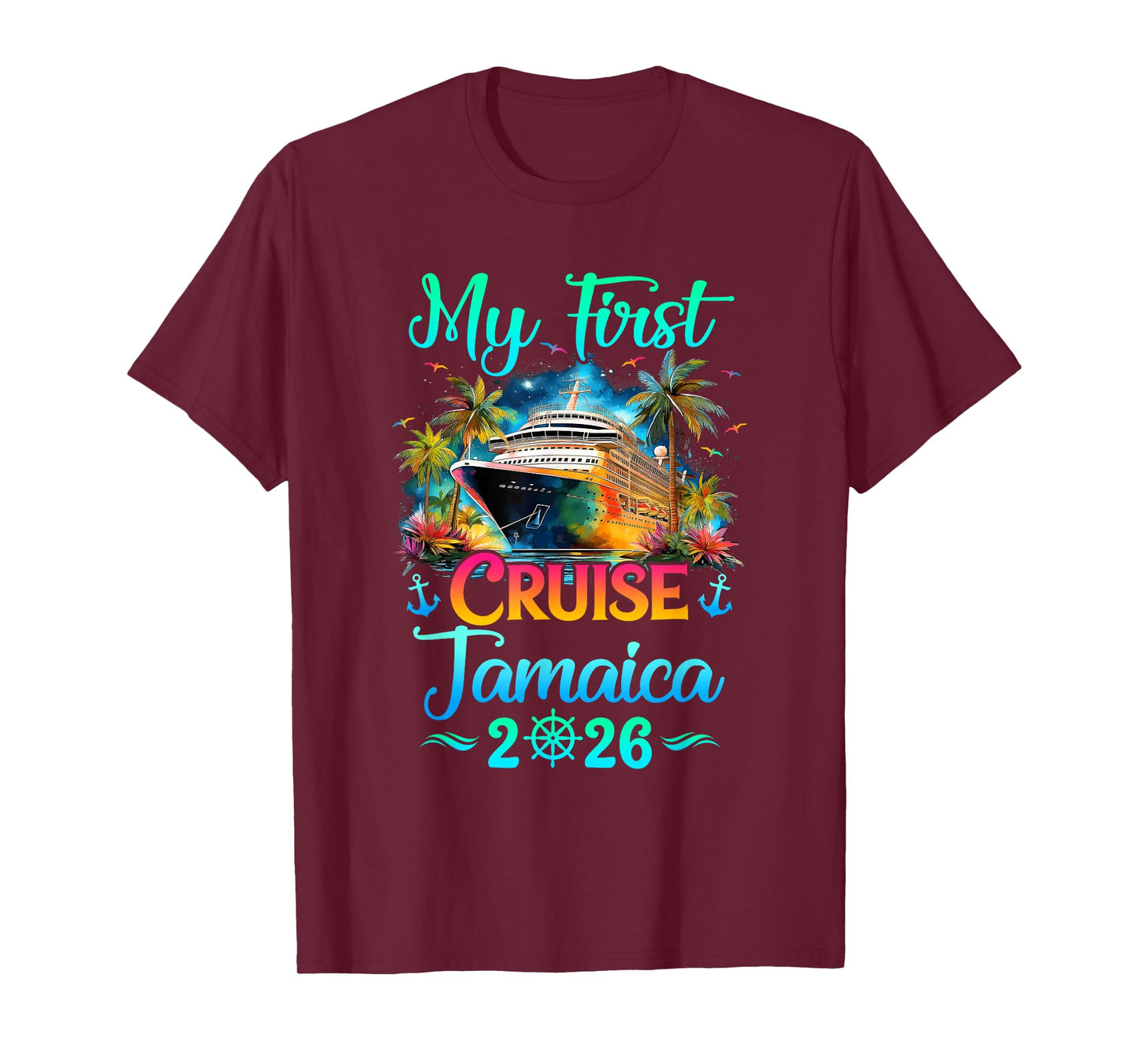 My First Cruise Jamaica 2026 Family Trip Cruisin Together T-Shirt