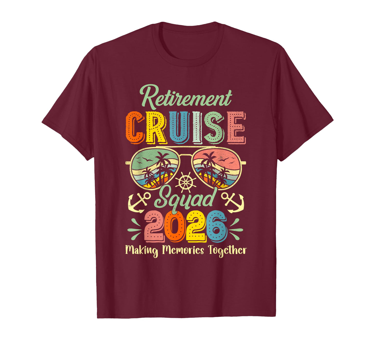 Vintage Retirement Cruise Squad 2026 Cruise Retiree Vacation T-Shirt