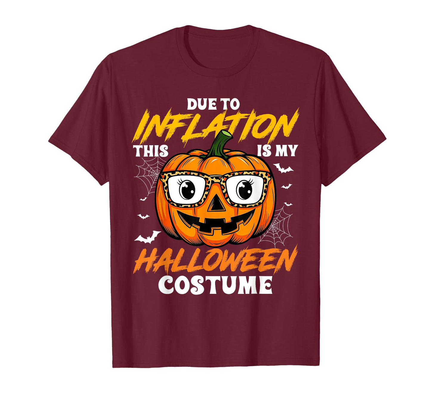 Pumpkin Halloween Costume Men Women Funny Halloween T-Shirt