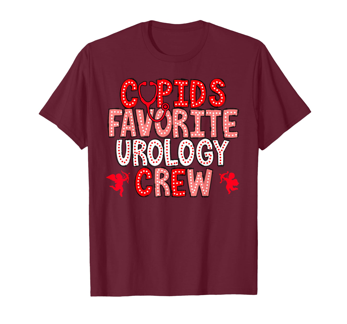 Cupid's Favorite Urology Crew Nurse Nephrology Valentines T-Shirt