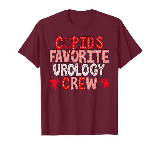 Cupid's Favorite Urology Crew Nurse Nephrology Valentines T-Shirt