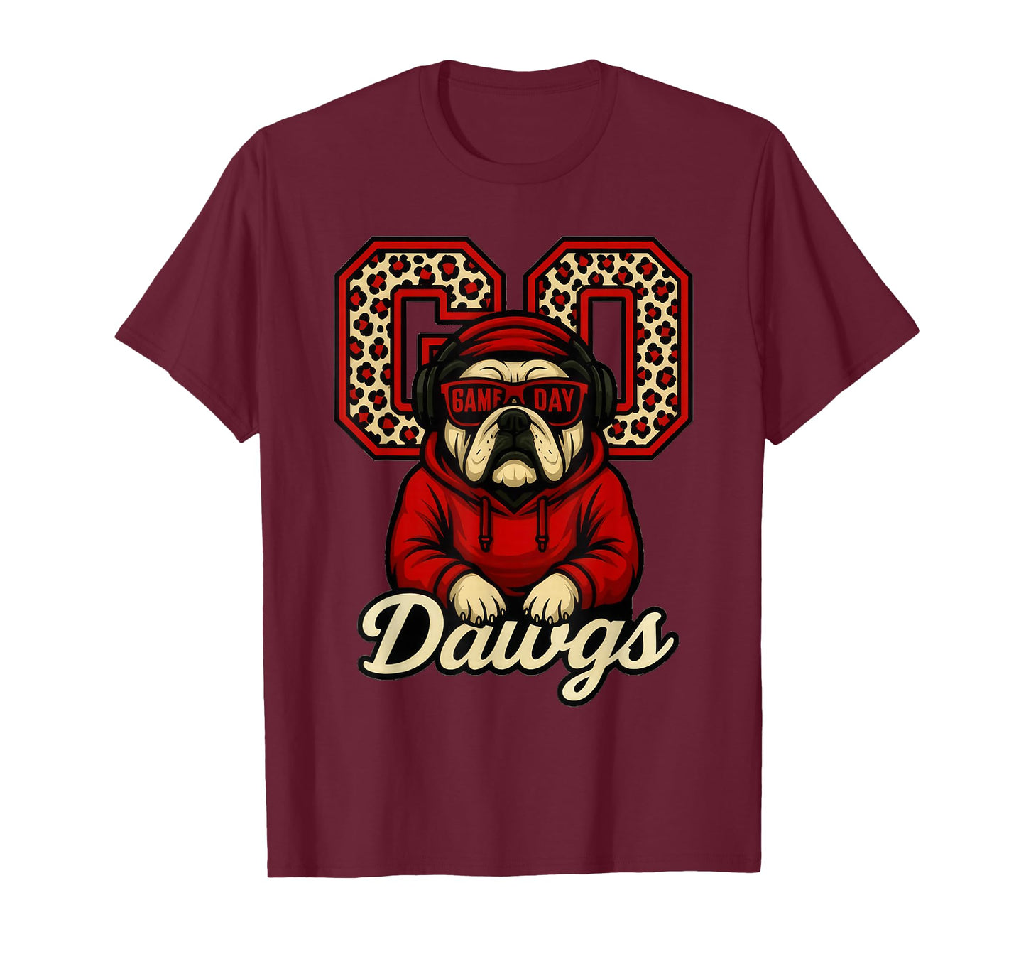 Go Dawgs Funny Bulldogs Apparel for Men Women Kid Boy Girl T-Shirt