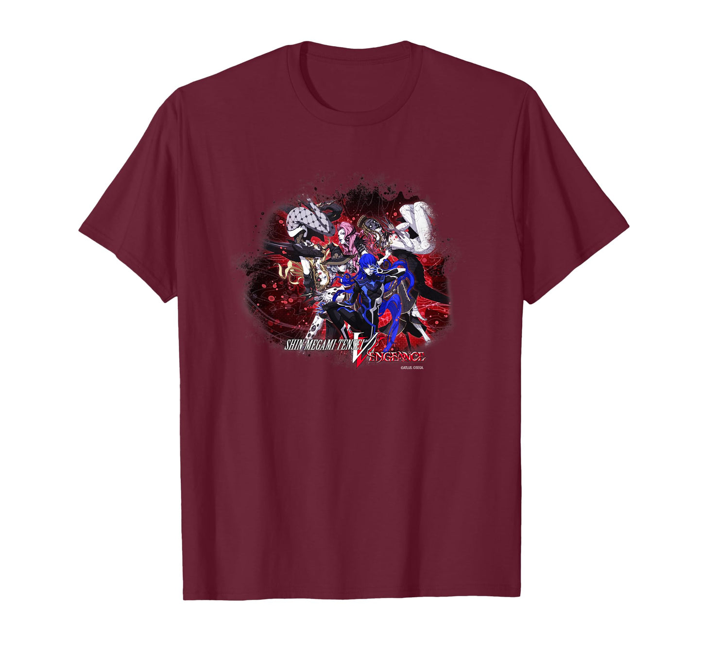 Shin Megami Tensei V: Vengeance Nahobino and Qadistu ATLUS T-Shirt