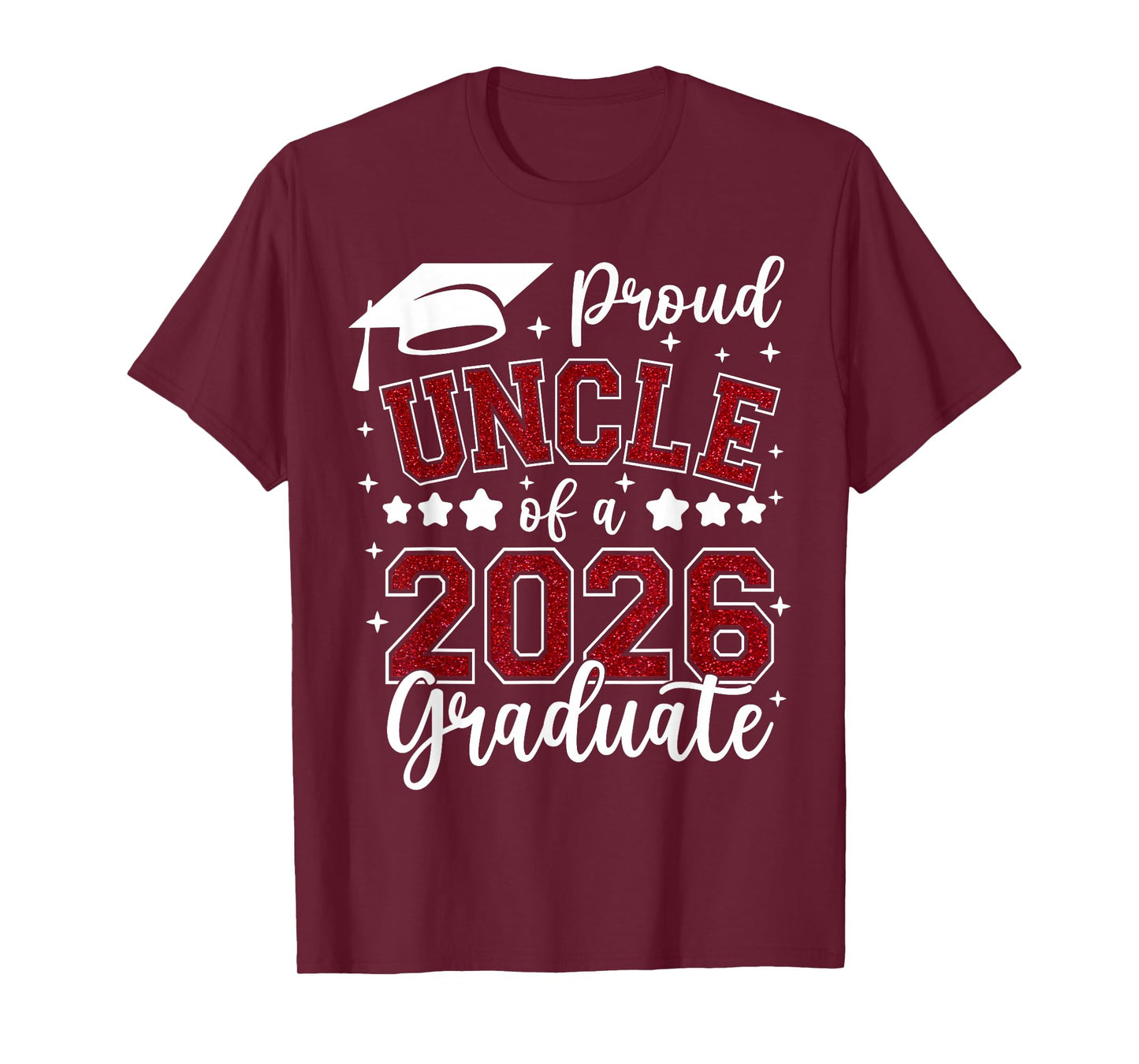 Proud Uncle of A 2026 Graduate Senior 2026 Graduation T-Shirt
