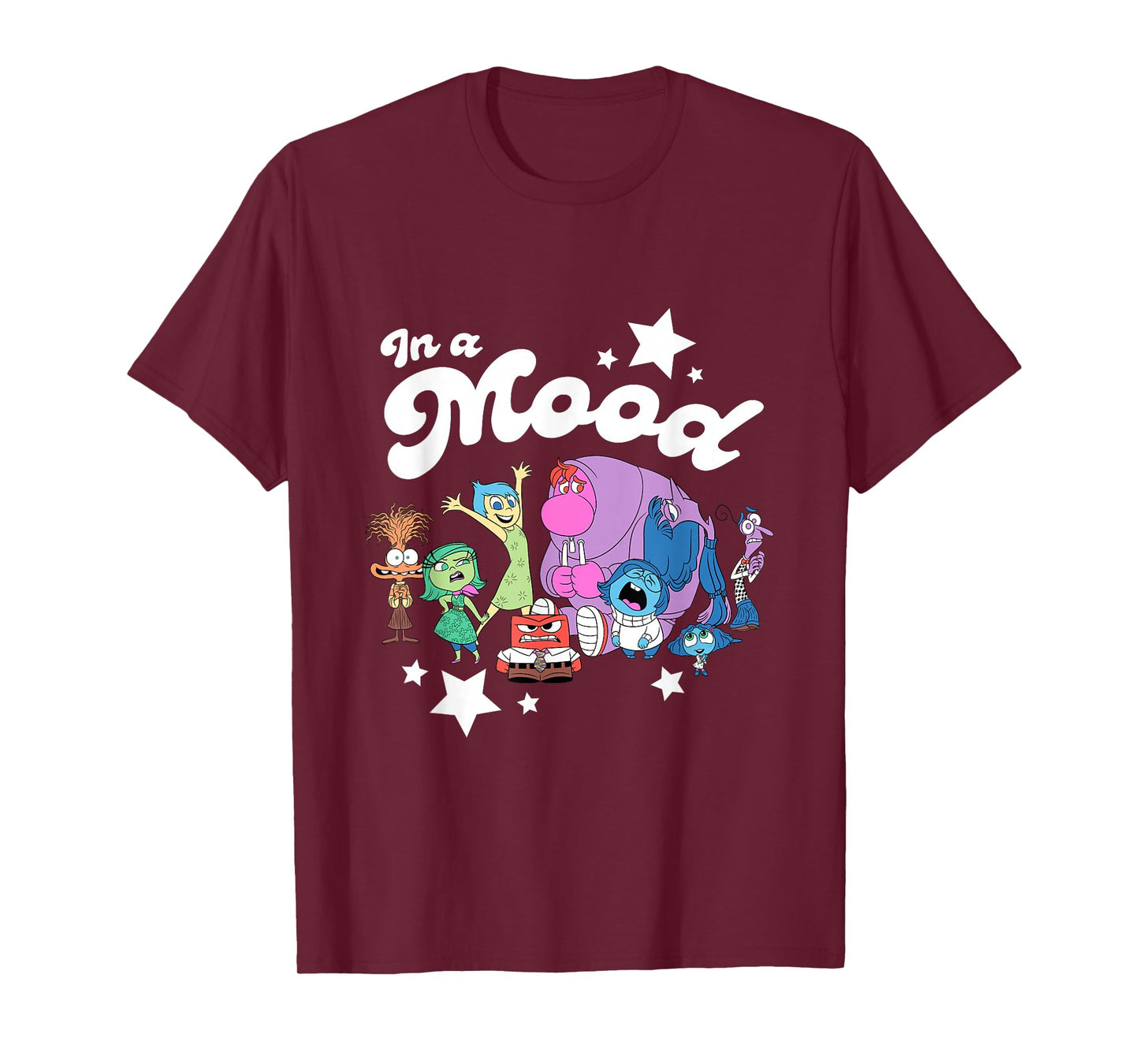 Disney Pixar Inside Out 2 in A Mood T-Shirt