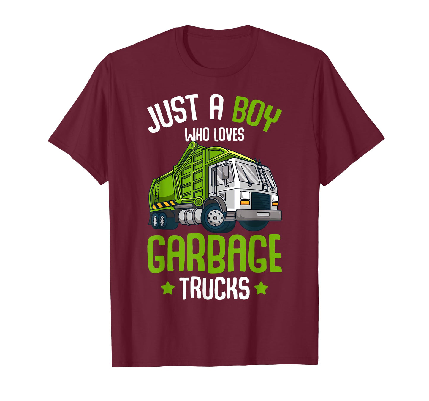 Just a Boy who loves Garbage Trucks Kids Boys T-Shirt