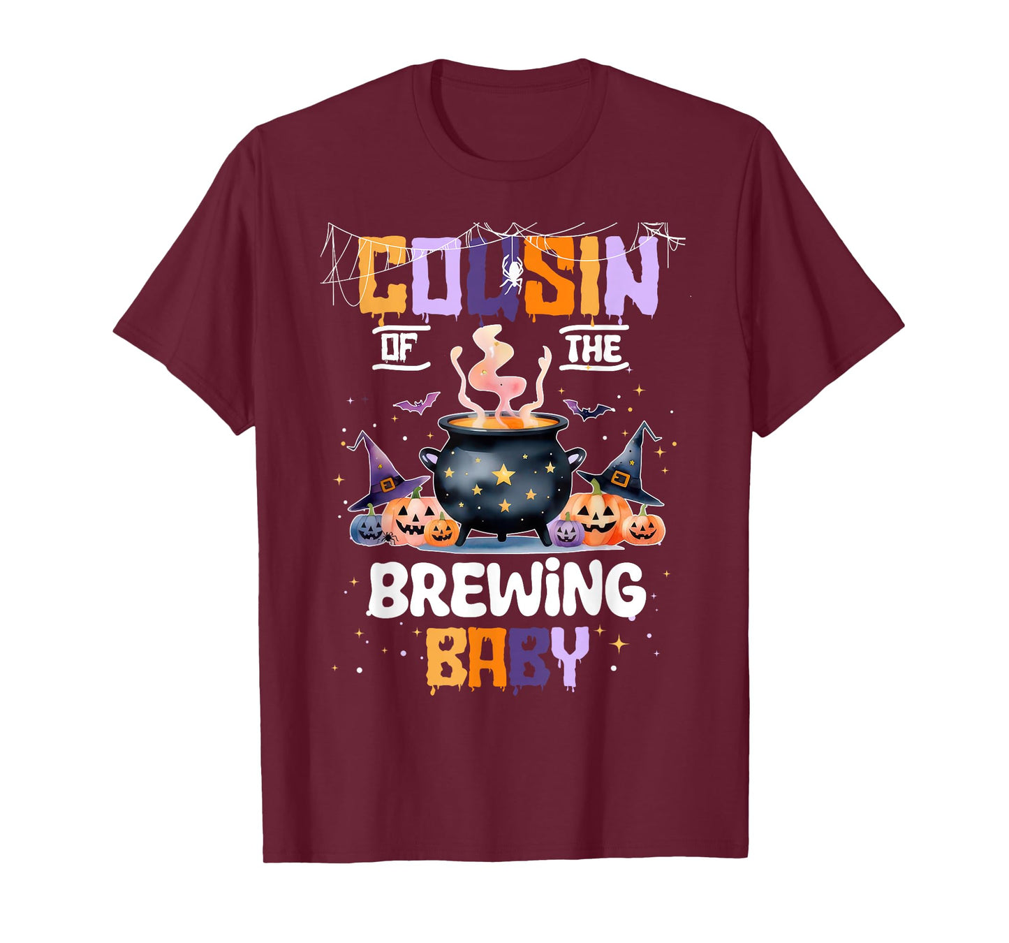 Cousin of The Brewing Baby Boo Ghost Halloween Baby Shower T-Shirt