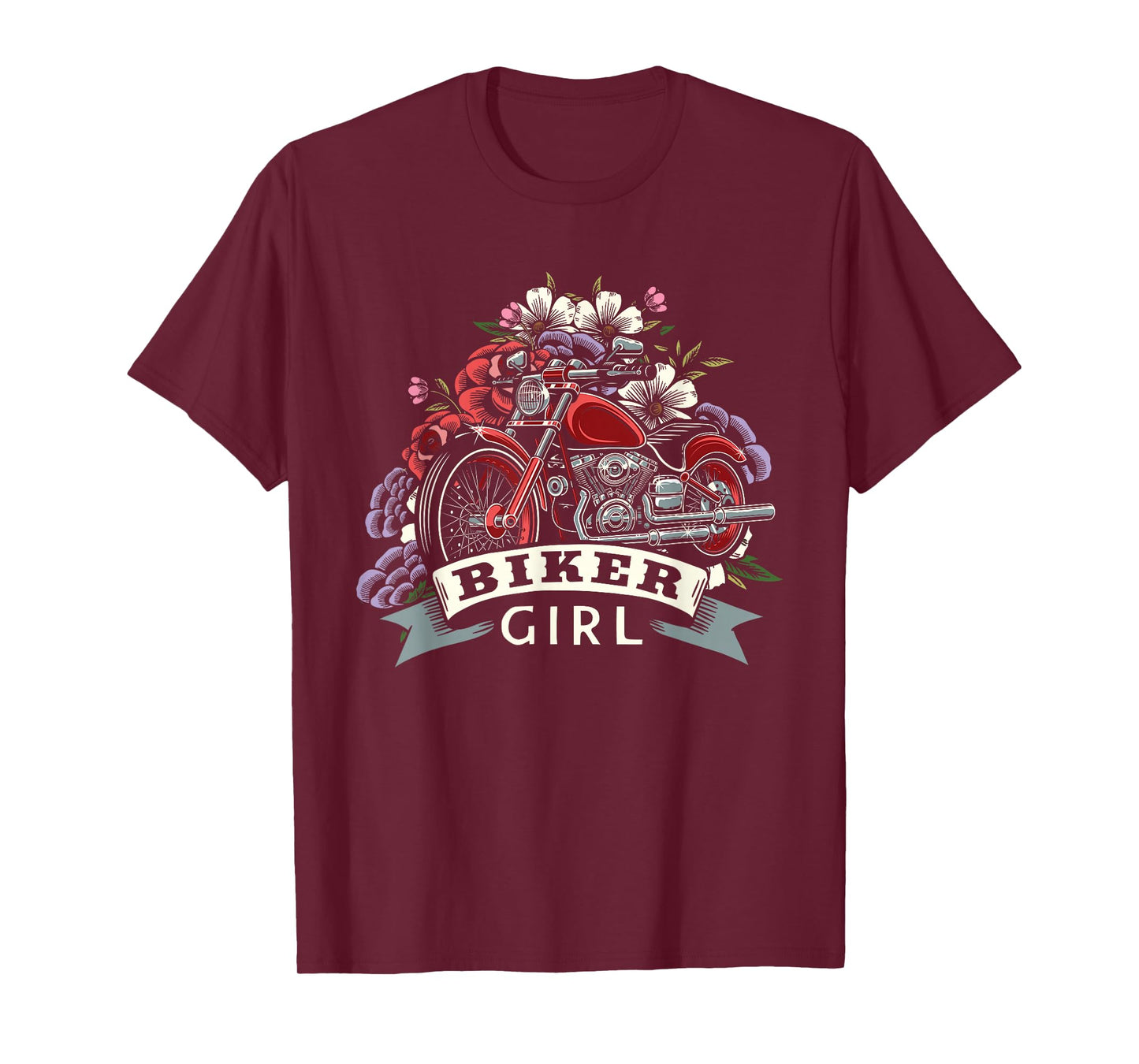 Motorcycle Girl Motorbike Motorcyclist - Biker Girl T-Shirt