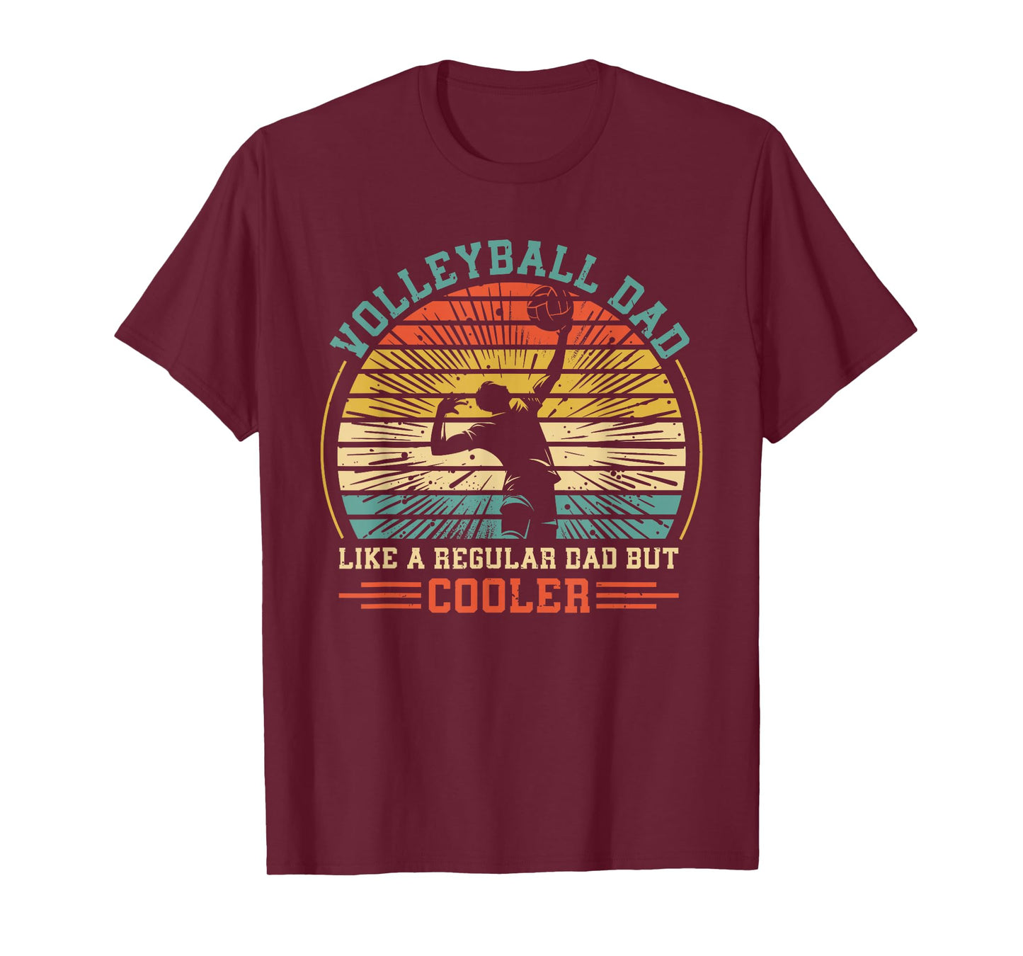 Retro Vintage Volleyball Dad Definition Father's Day For Dad T-Shirt