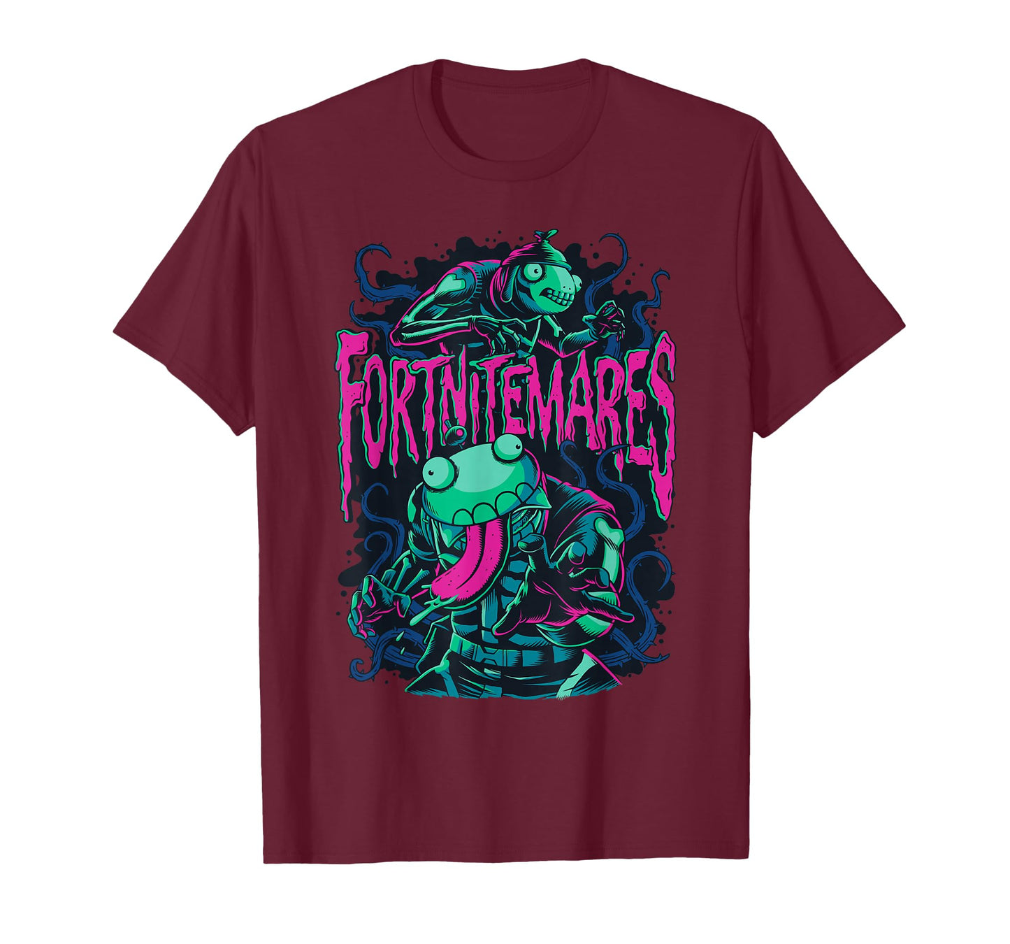 Fortnite Halloween Fortnitemares Creepy Durr Burger Poster T-Shirt