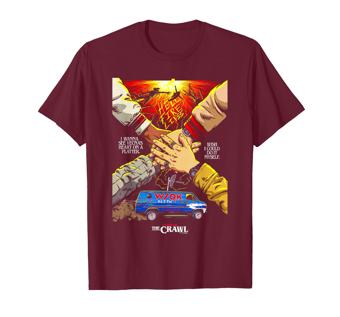 Stranger Things Season 5 x Butcher Billy The Crawl T-Shirt