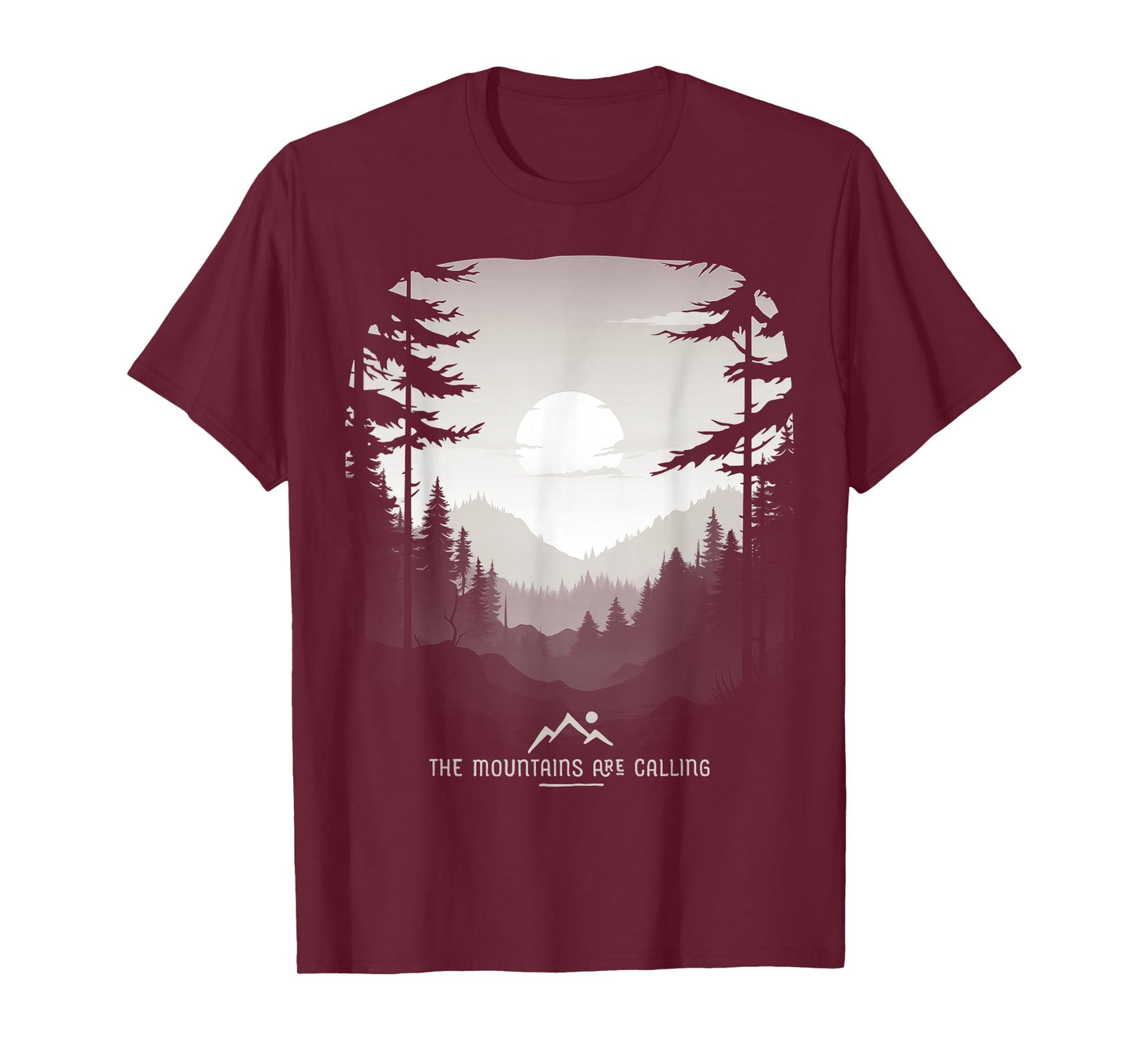 The Mountains Are Calling Original Unique Graphic T-Shirt