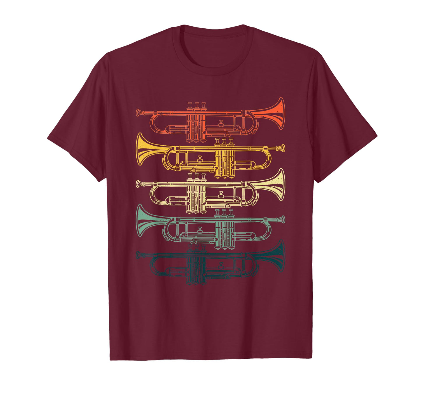Cool Trumpet For Men Women Marching Band Musician Jazz Music T-Shirt
