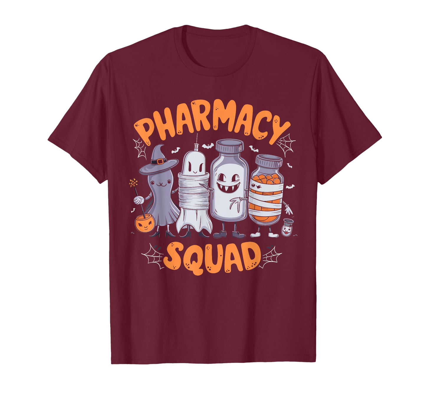 Pharmacy Squad Cute Halloween Pharmacist Techs Students Fun T-Shirt