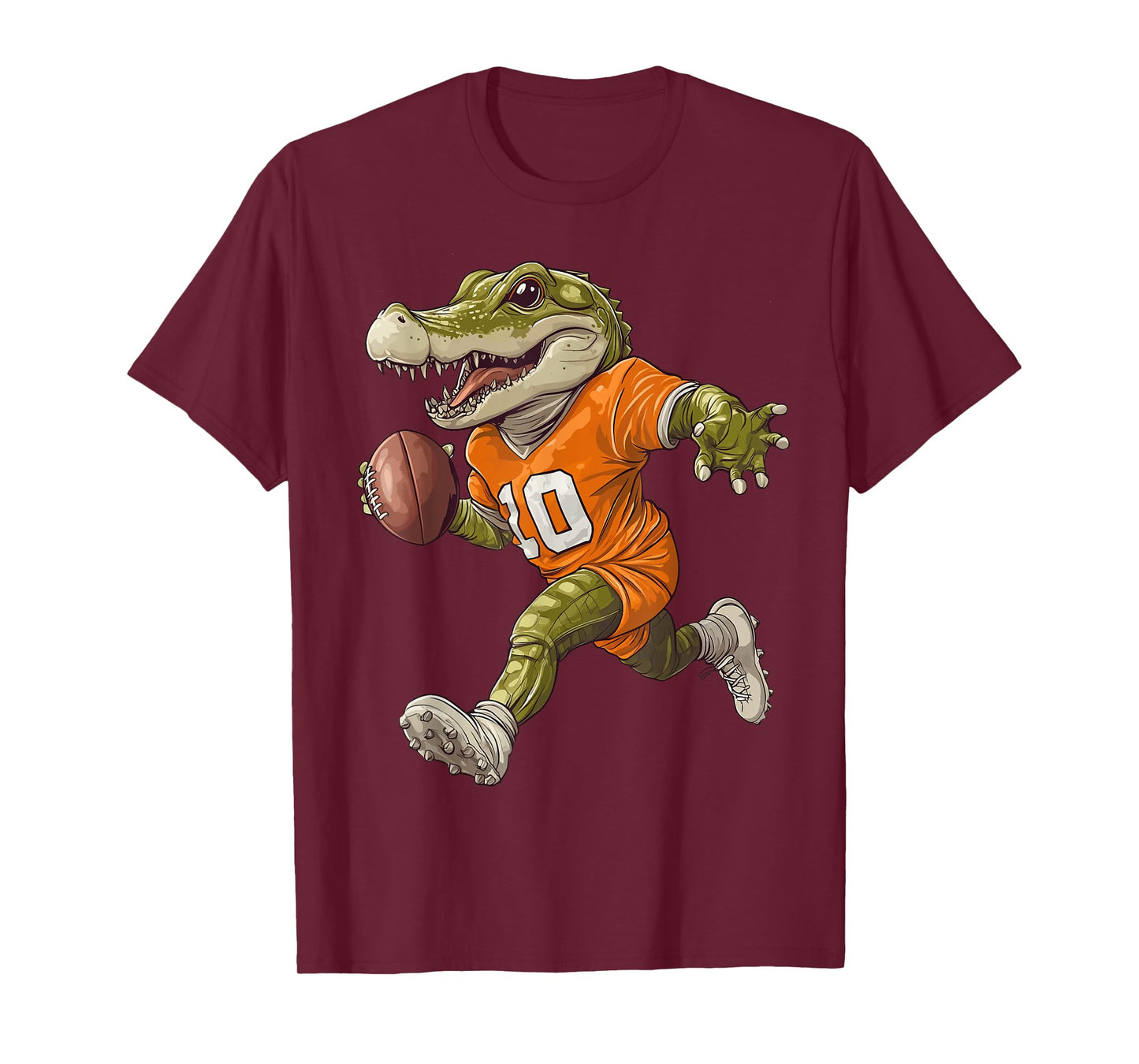 Football Alligator Tee Apparel Sport Design Football Player T-Shirt