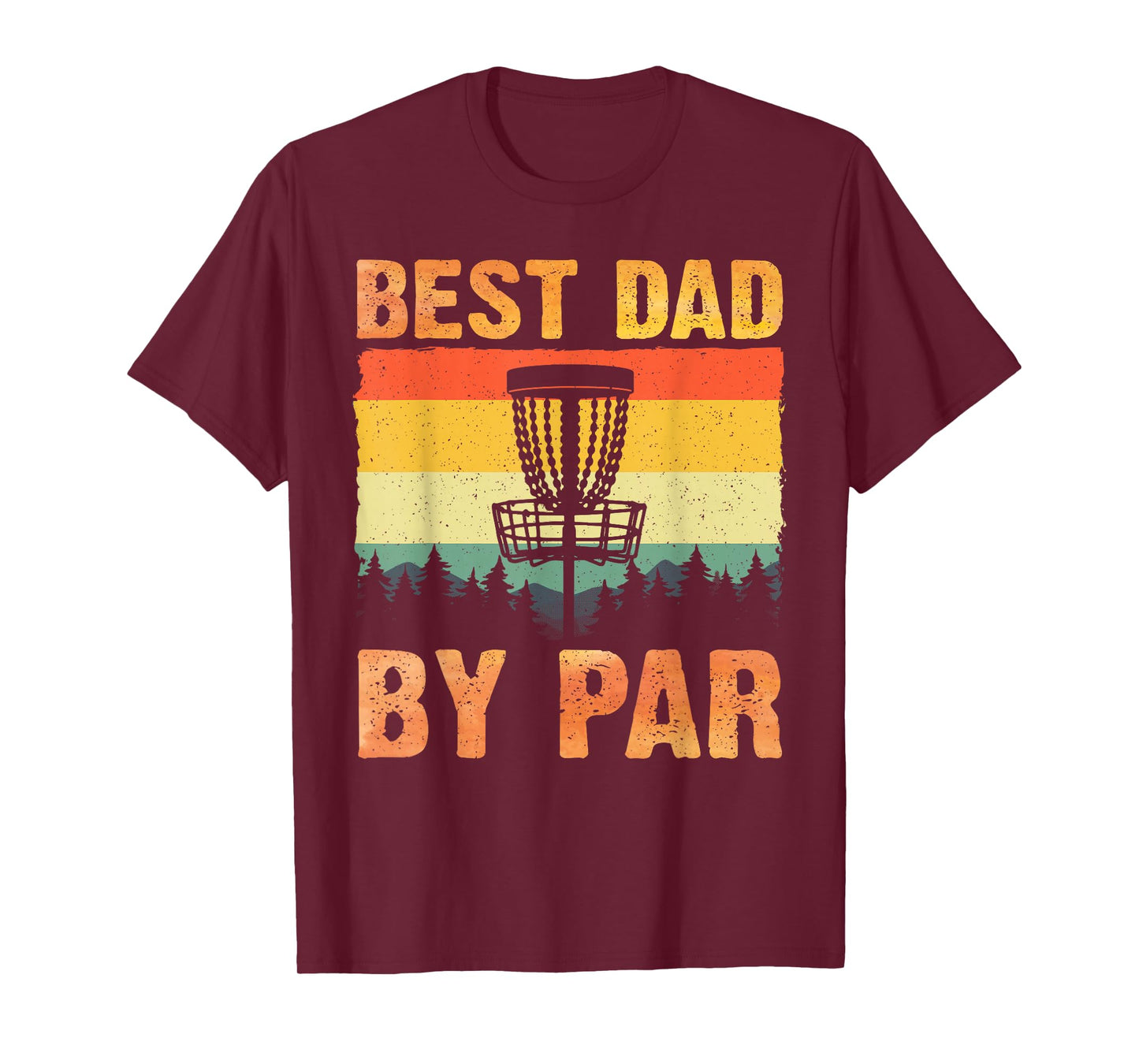 Funny Disc Golf Art For Men Dad Disc Golf Player Disc Golfer T-Shirt