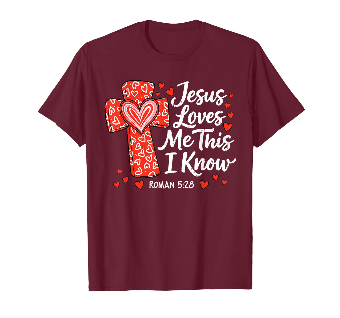 Jesus Love & Faith Valentines Day God Christian Religious T-Shirt