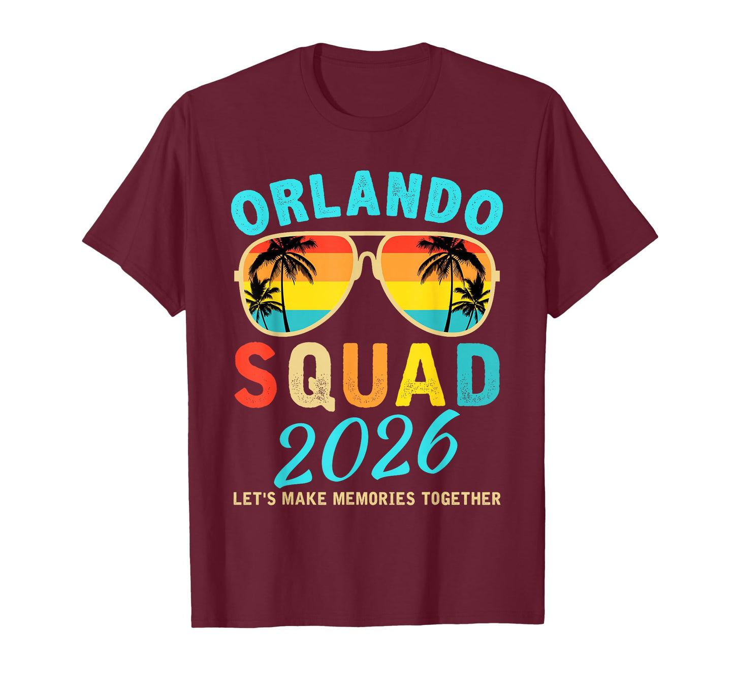 Family Vacation 2026 Orlando Friends Group Vacation Matching T-Shirt