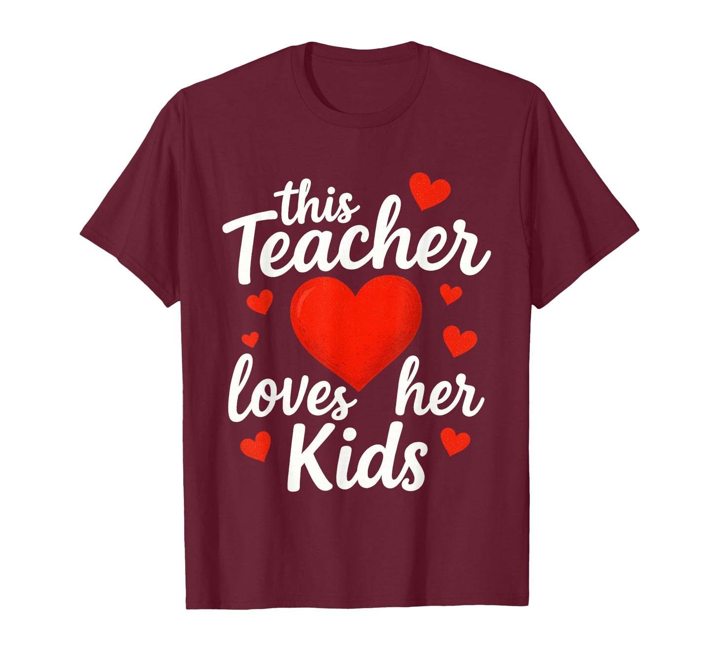 Teacher Valentines Day This Teacher Loves Her Kids T-Shirt