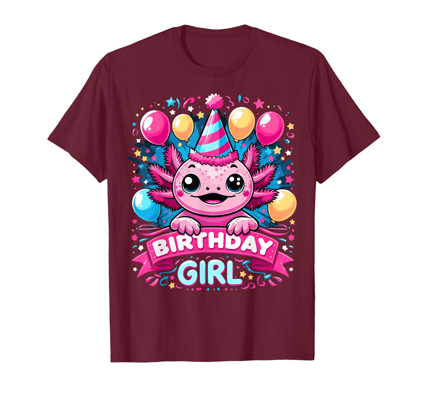 Axolotl Lover Birthday Boy Axolotls T-Shirt