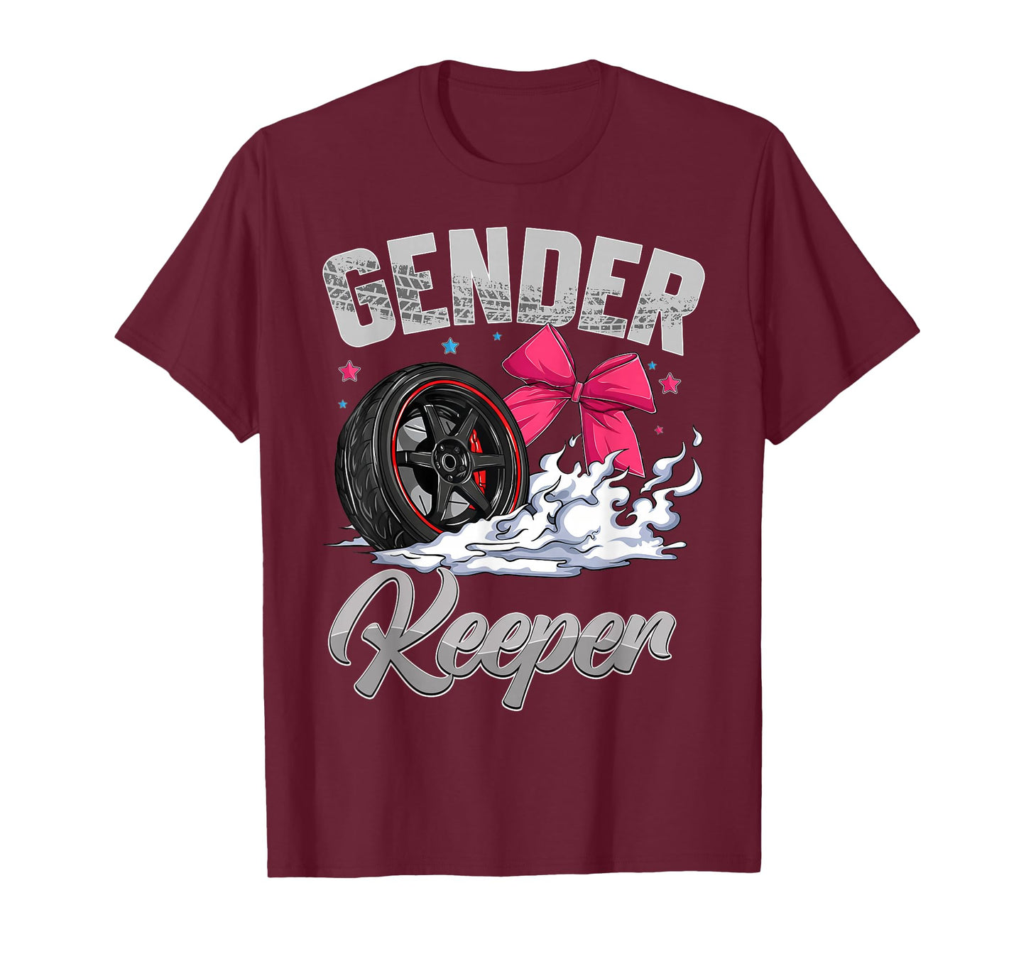 Gender Reveal Party Keeper of The Gender Burnouts Or Bows T-Shirt