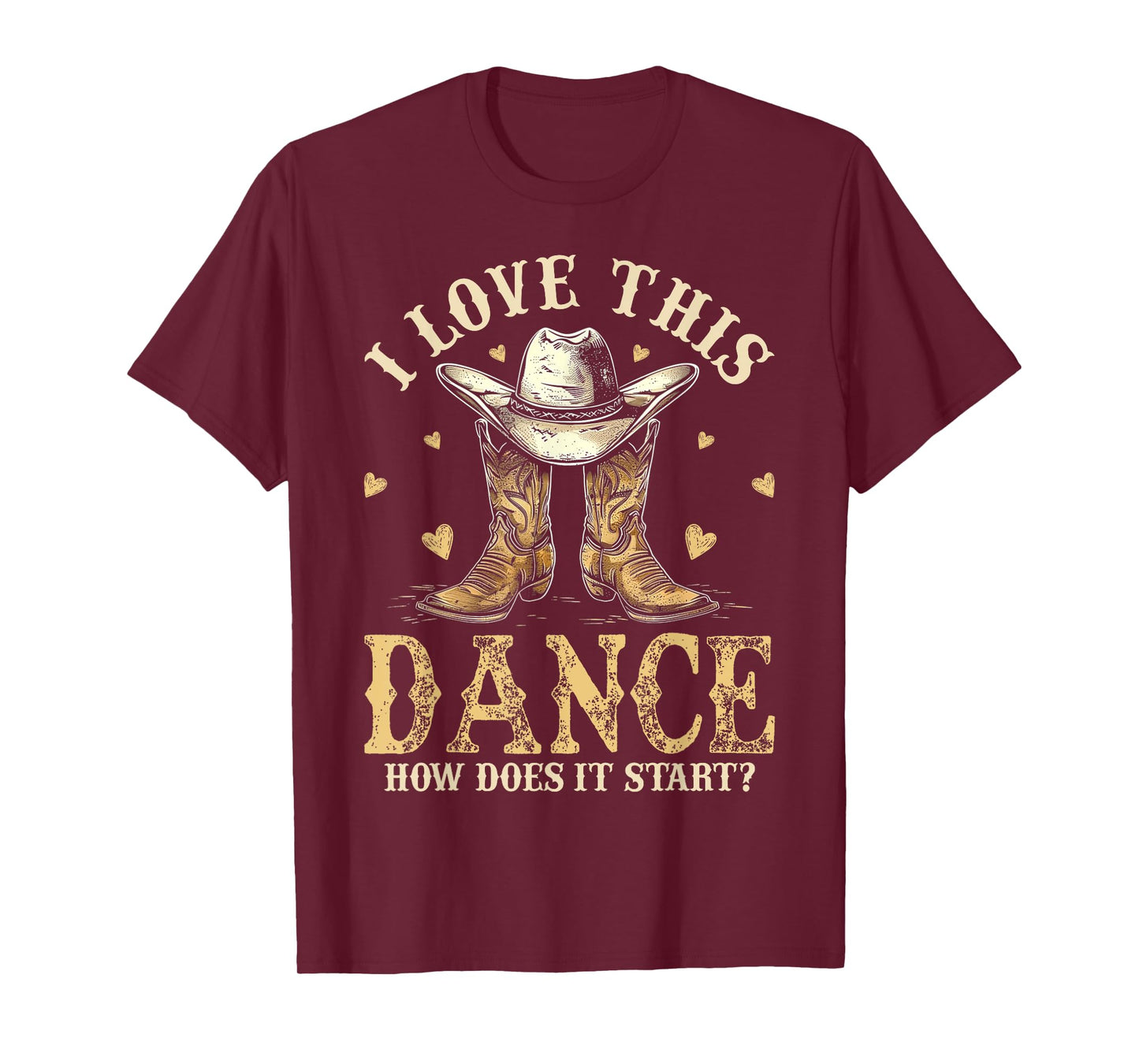 How Does This Dance Start Line Dancer Country T-Shirt
