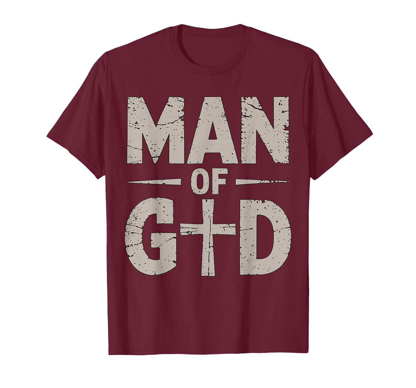 Man of God with Cross Religious Faith Christian T-Shirt