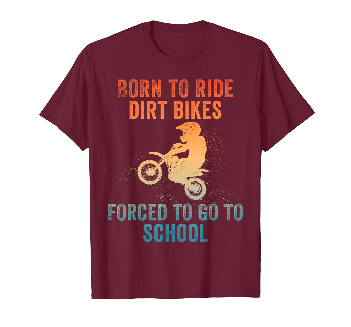 Funny Dirt Bike Art for Boys Girls Motocross Dirt Bike Rider T-Shirt